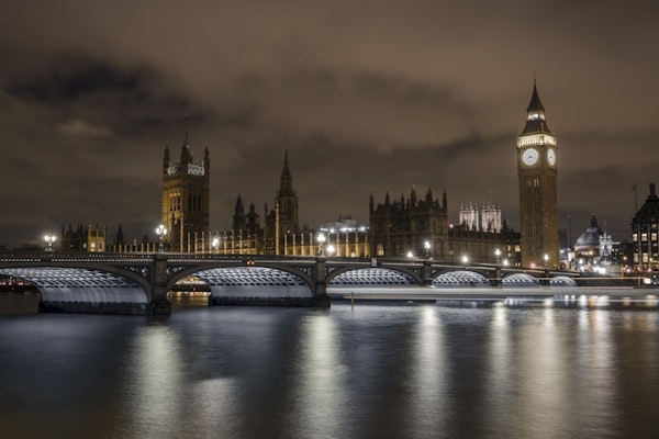 Gothic Spires at Night