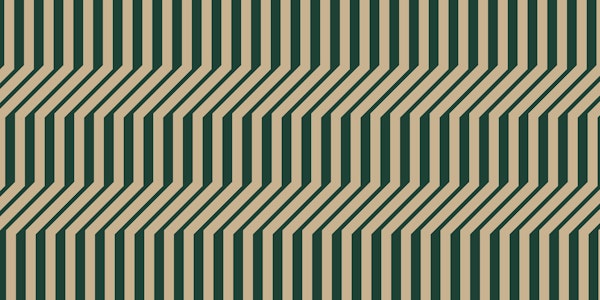 Stripes Mid Century Green