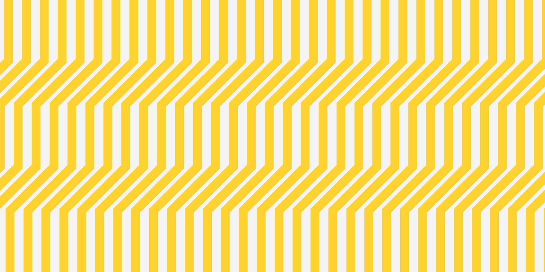 Stripes Mid Century Yellow Wallpaper | Happywall