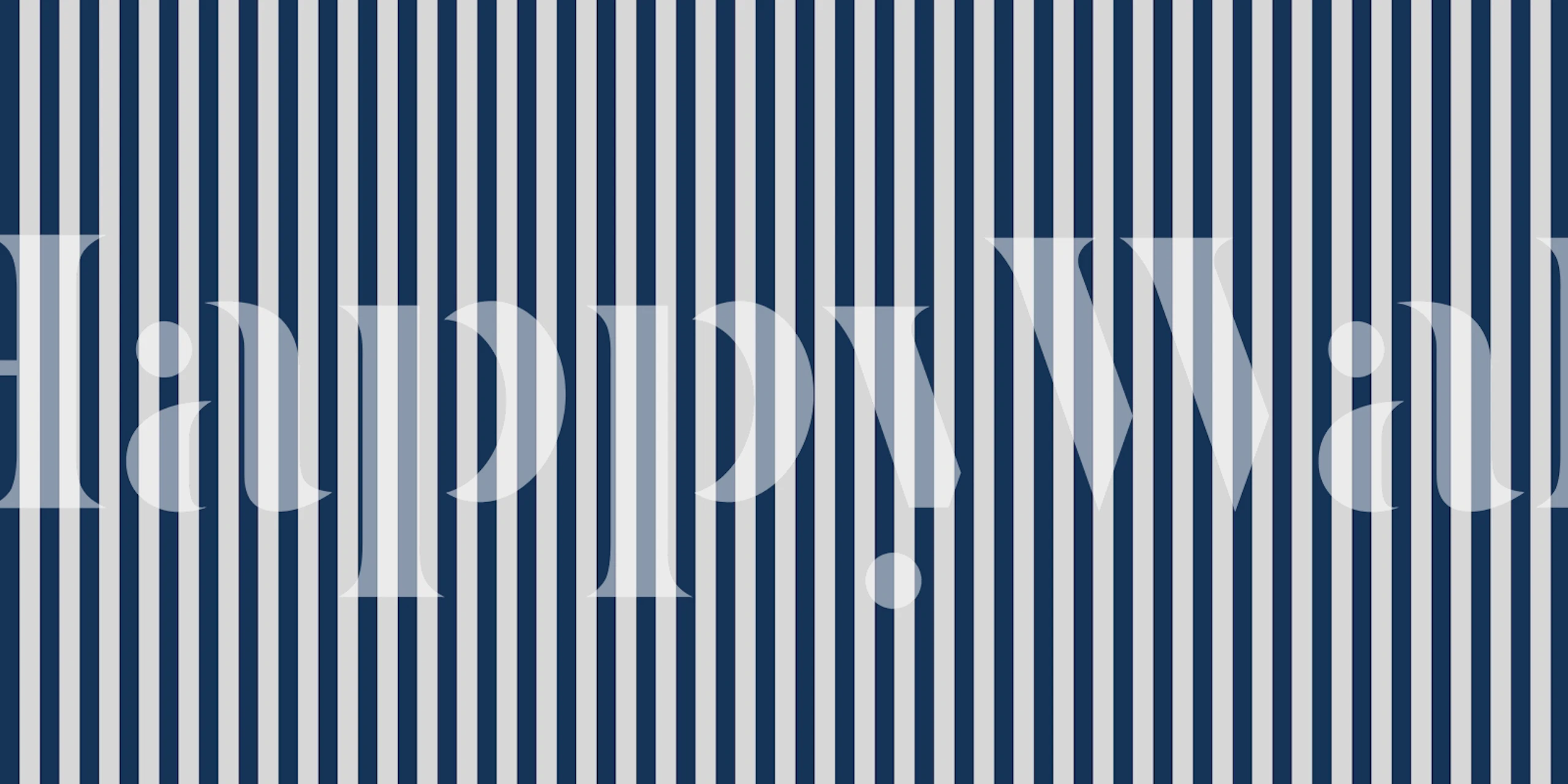 Stripes Scandinavian Blue tapet i et rom