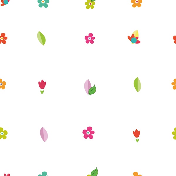 Cute small colorful flowers