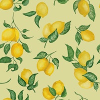 Lemons Gouache 19 Pale Goldenrod wallpaper