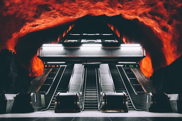 Subway Solna Stockholm