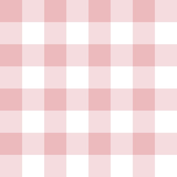 Gingham 4 Pastel Pink