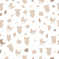 Baby symbol neutral colored pattern ταπετσαρία
