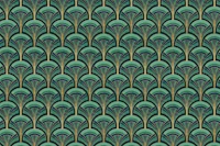 Emerald Deco Palm tapet