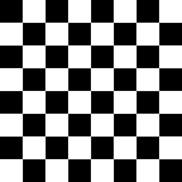 Checkerboard Pattern 1 black and white