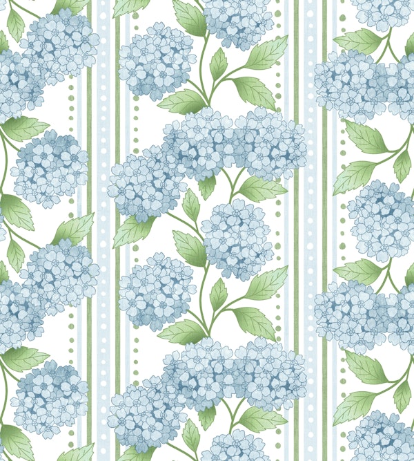 Powder Blue Hydrangea Floral