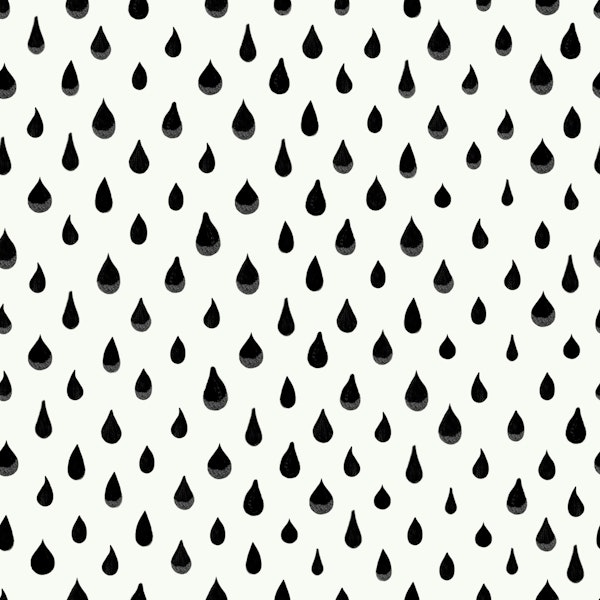 Black water drops simple