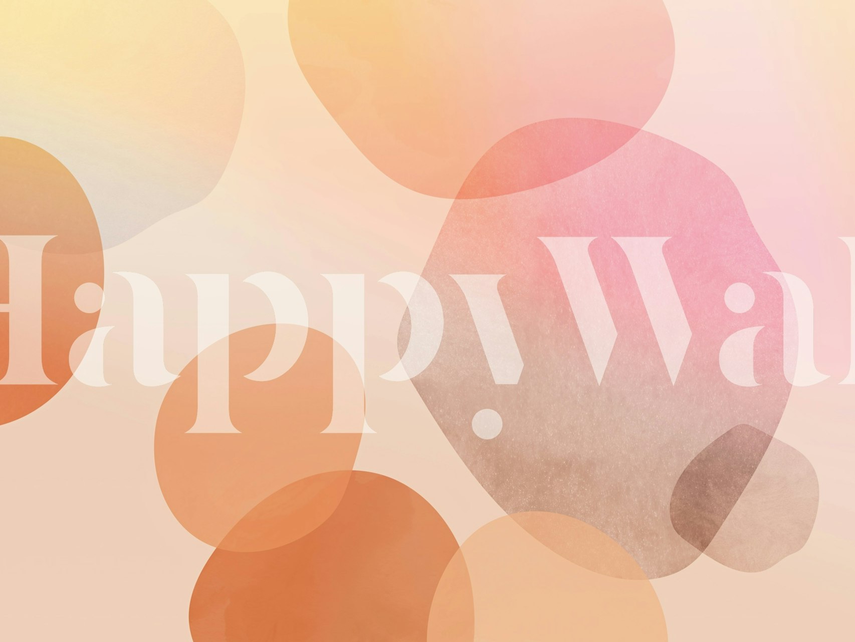 Abstract Pastel Shapes tapetti huoneessa