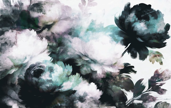 Monochrome Blossom Dreams