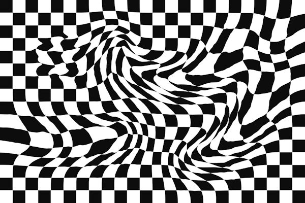 Melted Checkered Board 2