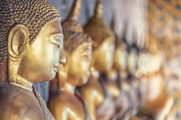 Tranquil Golden Buddha