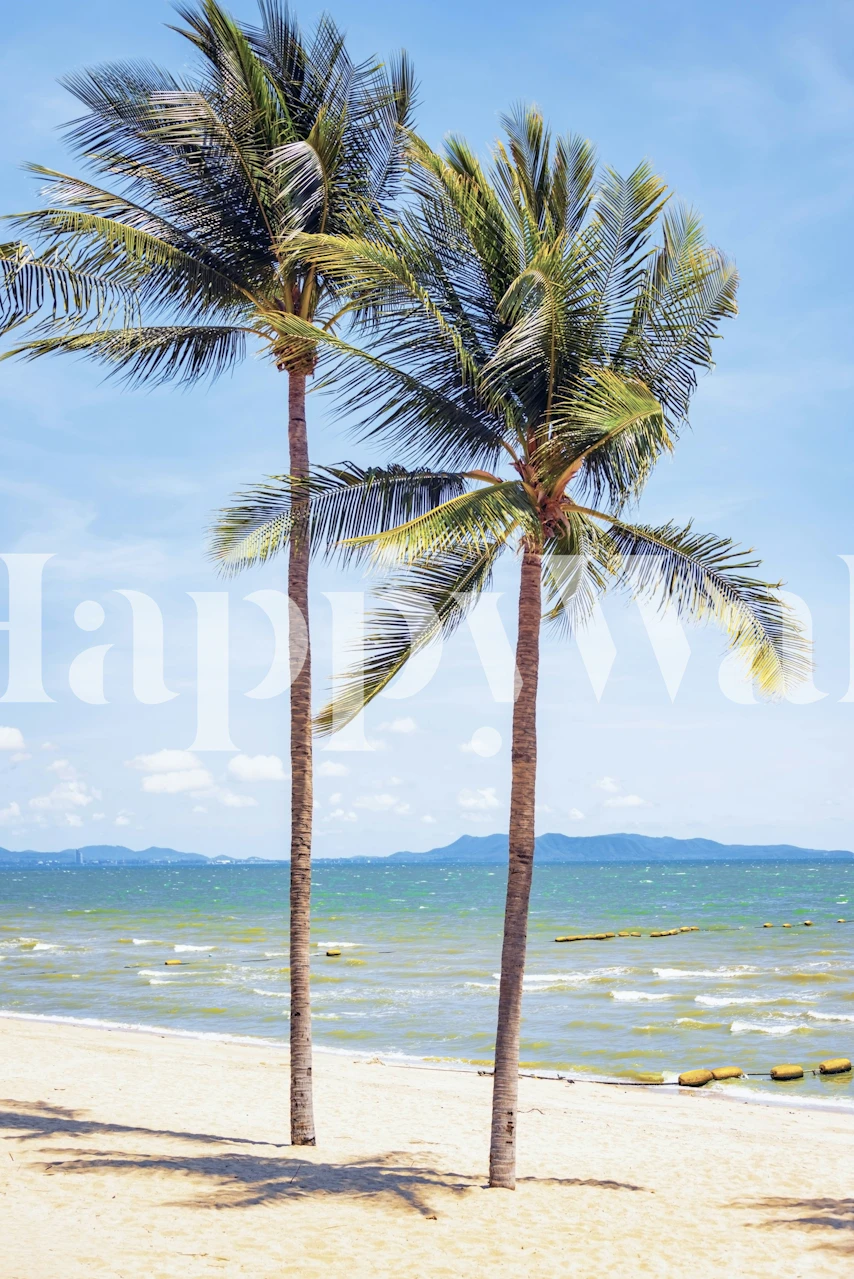 Sunny Palms Haven tapet i et rom