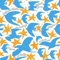 Summer blue birds papiers peint