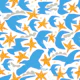 Summer blue birds