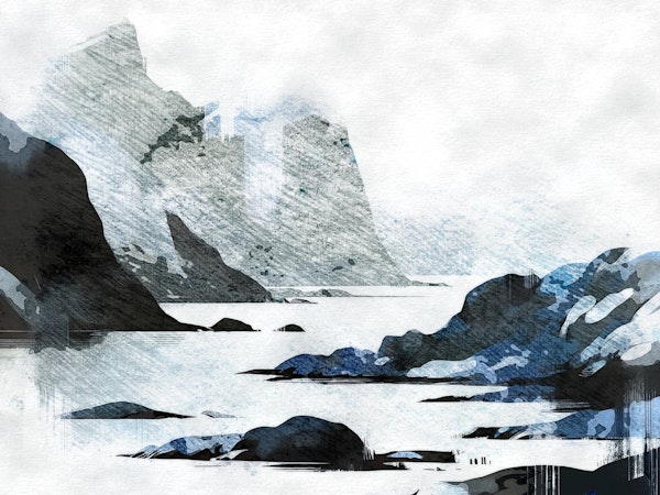 Arctic Serenity Scene