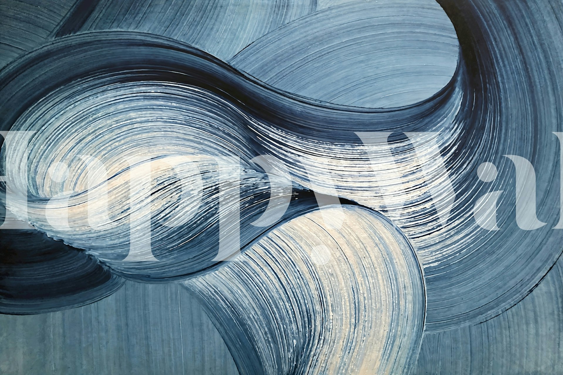 Oceanic Dreamscape wallpaper in a room