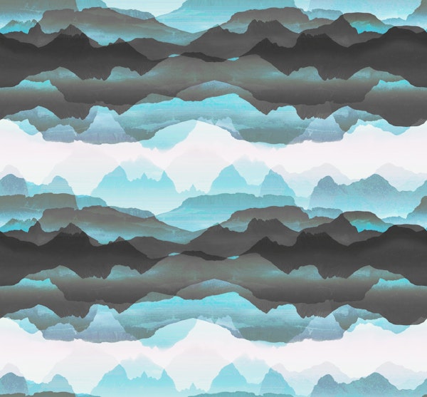 Faded Turquoise mountains