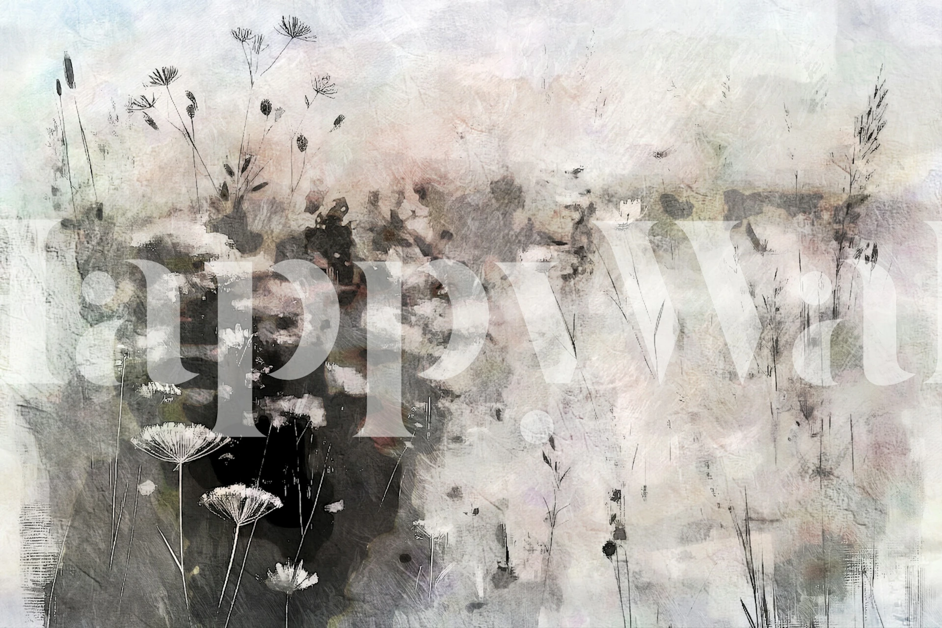 Whispering Wilds Art wallpaper in a room