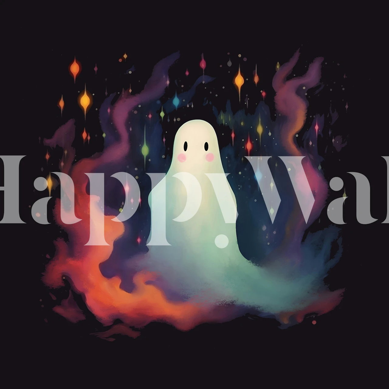 Summer Night Ghost wallpaper in a room