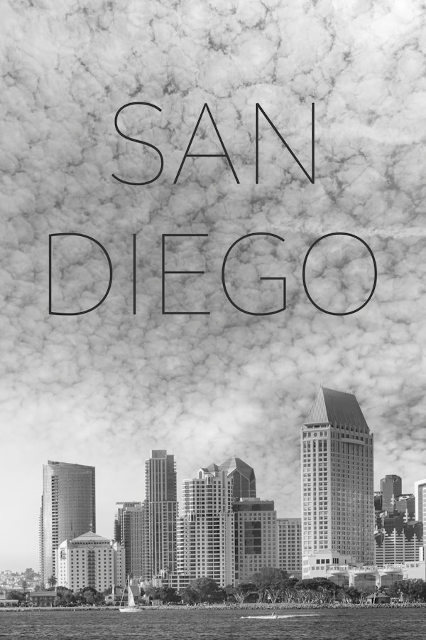 SAN DIEGO Skyline | Minimalist