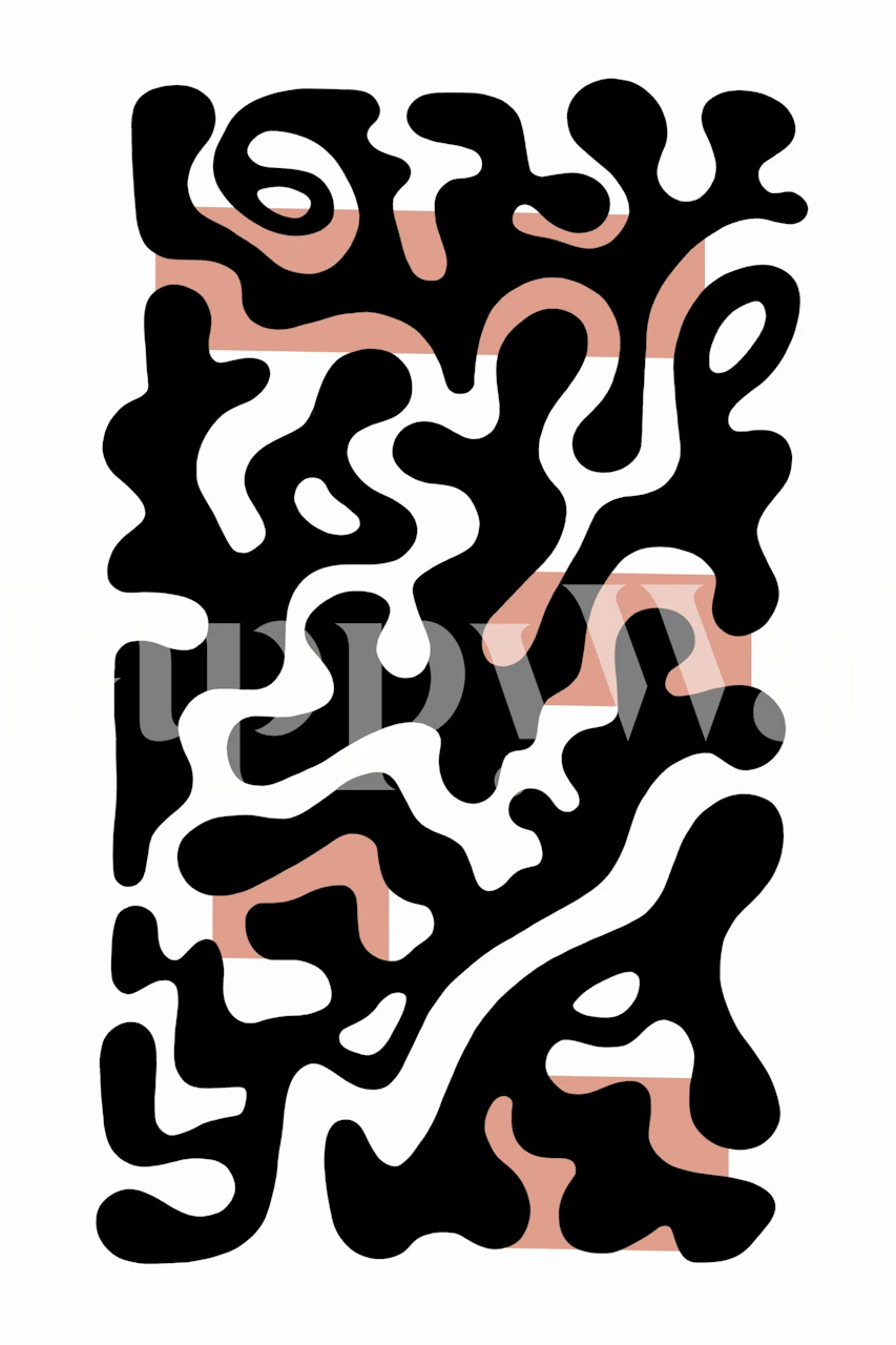 Twisted Beats No. 7.2 tapet i et rum