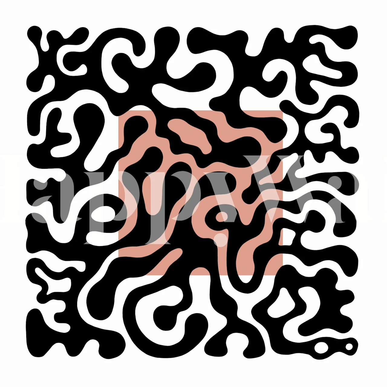 Twisted Beats No. 9.2 tapet i et rum