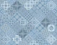 Mediterranean Tiles Indigo Blue
