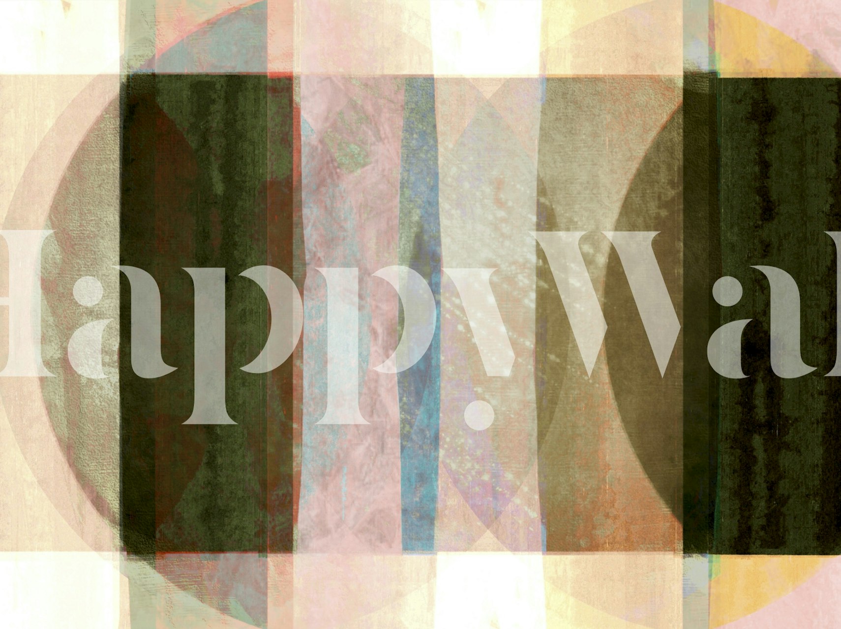 Color Block Textures wallpaper in a room