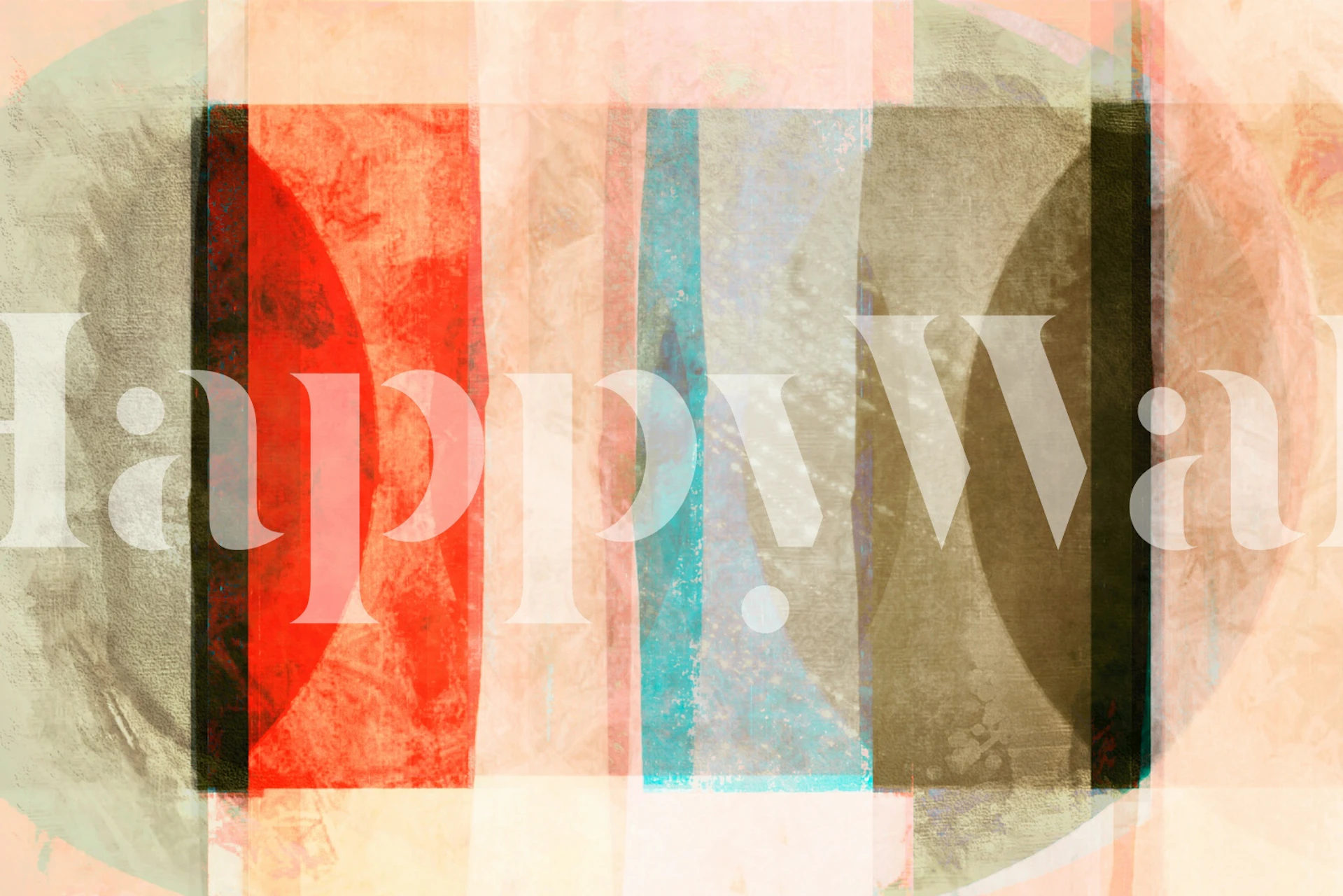 Papier peint Abstract Art Harmony dans une pièce