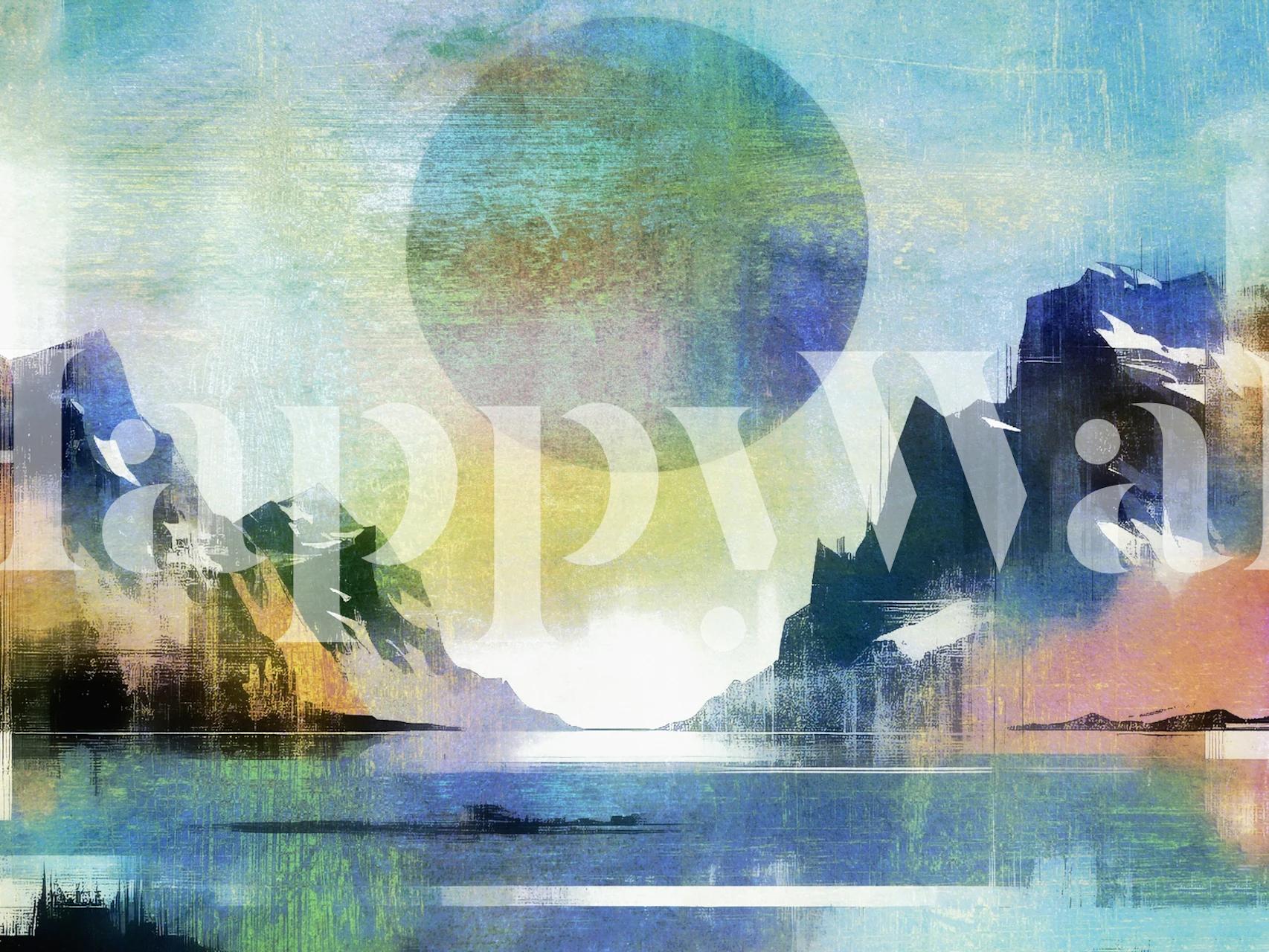 Mystic Mountain Vista tapeta v místnosti