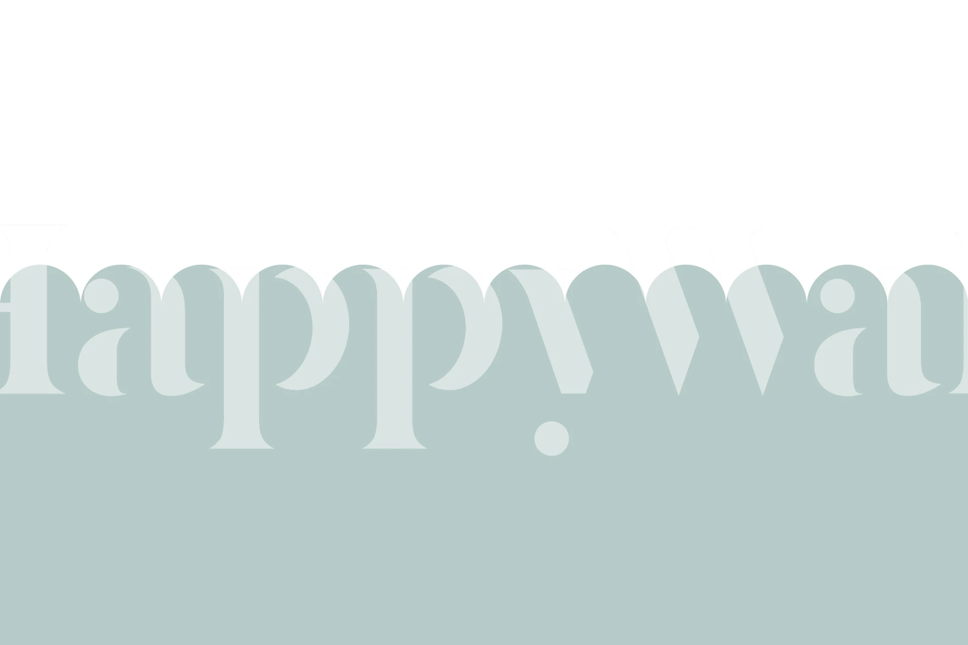 Duck egg blue and white scallop patterned wallpaper