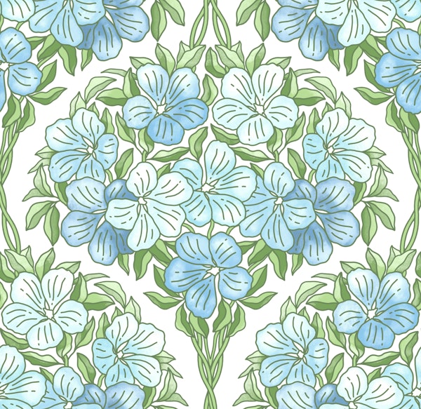 Delicate Plumbago Bouquet