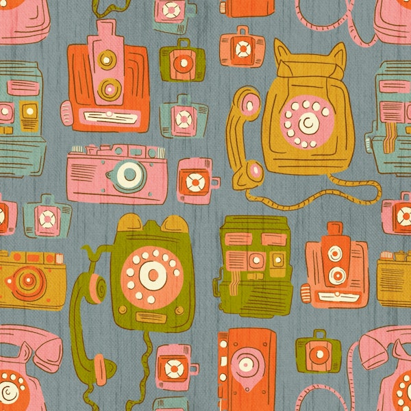 Retro Devices phones and cameras