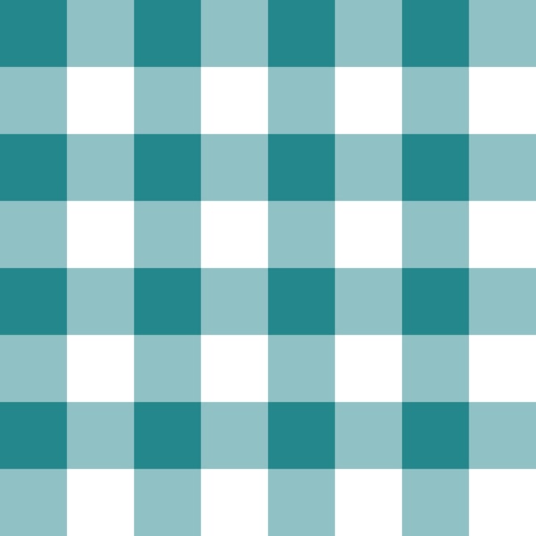 Gingham - Teal