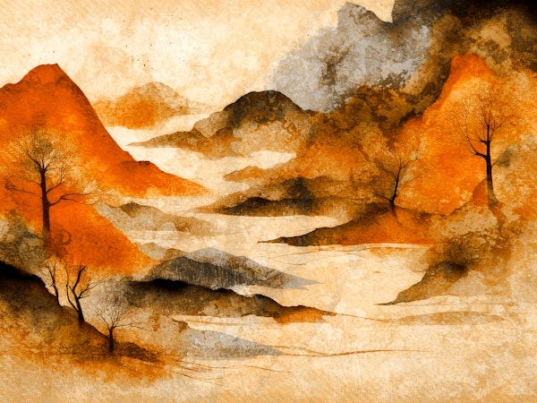 Autumn Mountain Hues