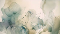 Serenity Blossom Dream Green Tones tapete