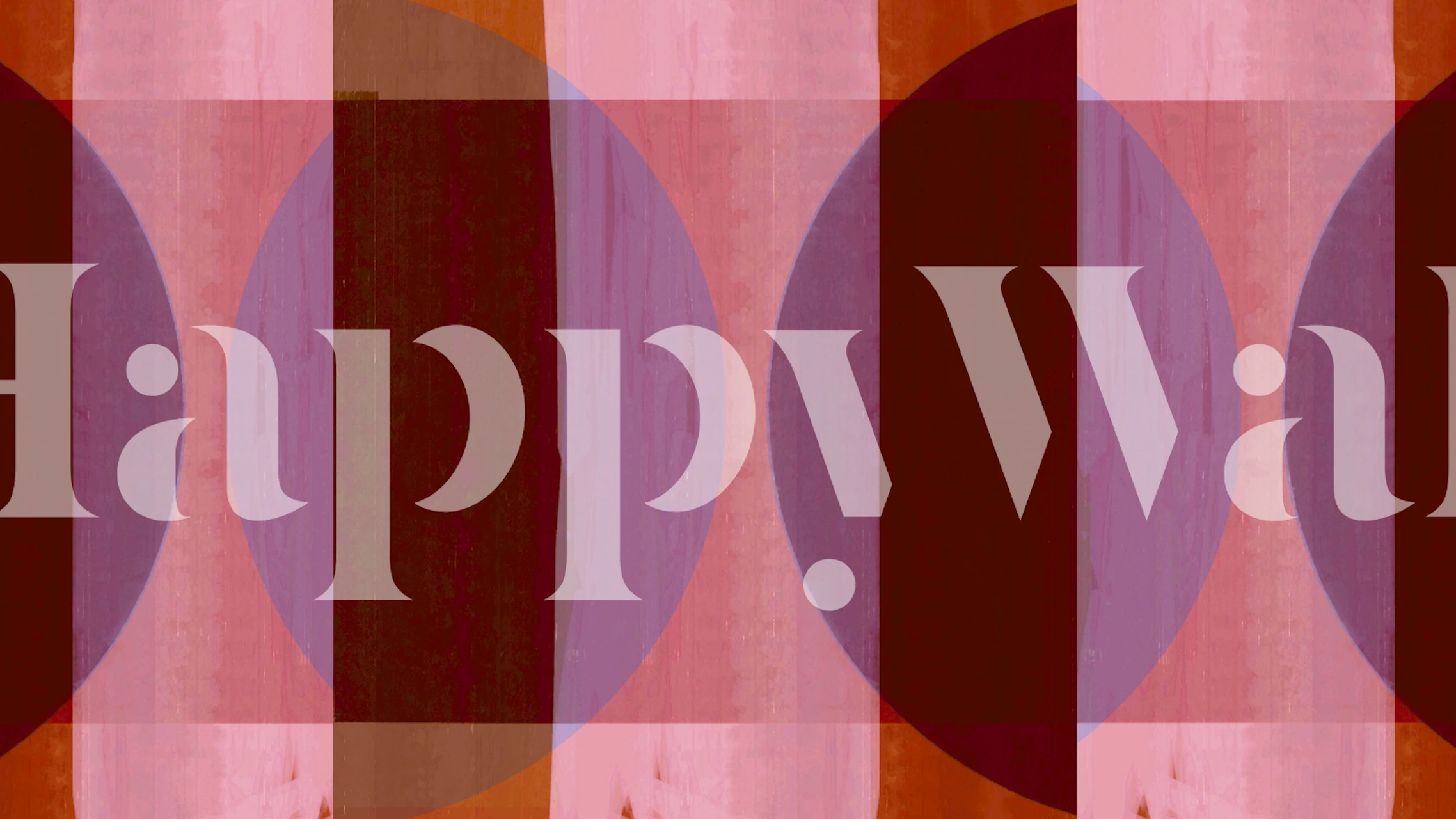 Mid Century Bauhaus Warm tapetti huoneessa