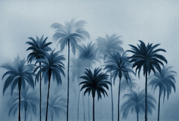 Midnight Jungle Blue Palm Cove