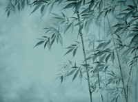 Gentle Bamboo Midnight Garden carta da parati