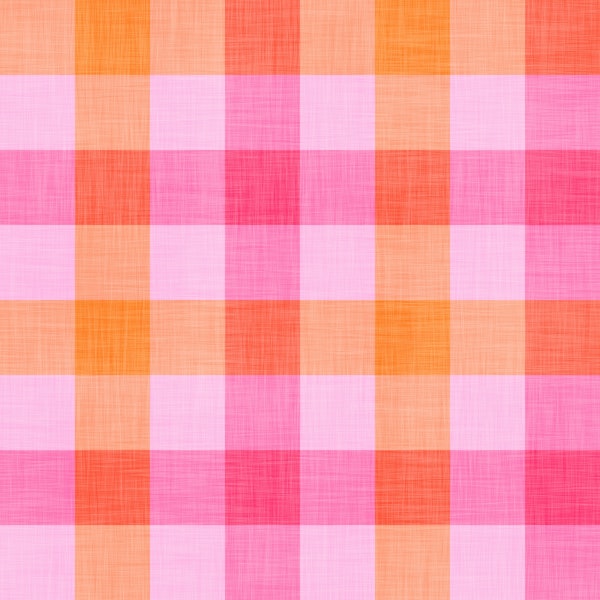 Pink Checker Play Cute Plaid Checkerboard