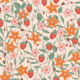 Strawberry Fields Cream Orange Mint Red