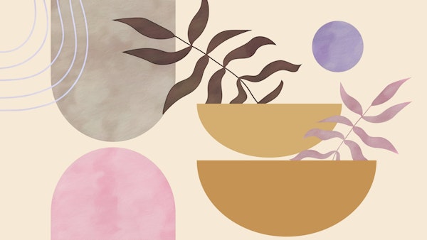 Abstract Botanical Harmony