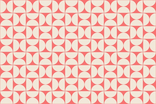 Mid-Century Modern Pattern No38 Medium