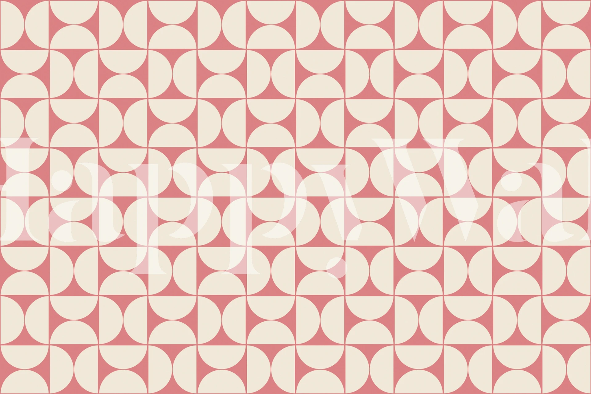 Mid-Century Modern wallpaper design in a room