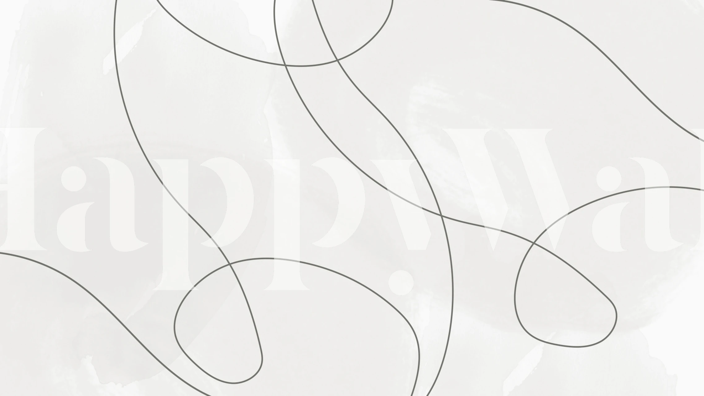 Elegant Swirls-tapetti huoneessa