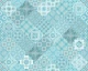 Moroccan Bohemian Azure Fresco