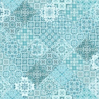 Moroccan Bohemian Azure Fresco tapete