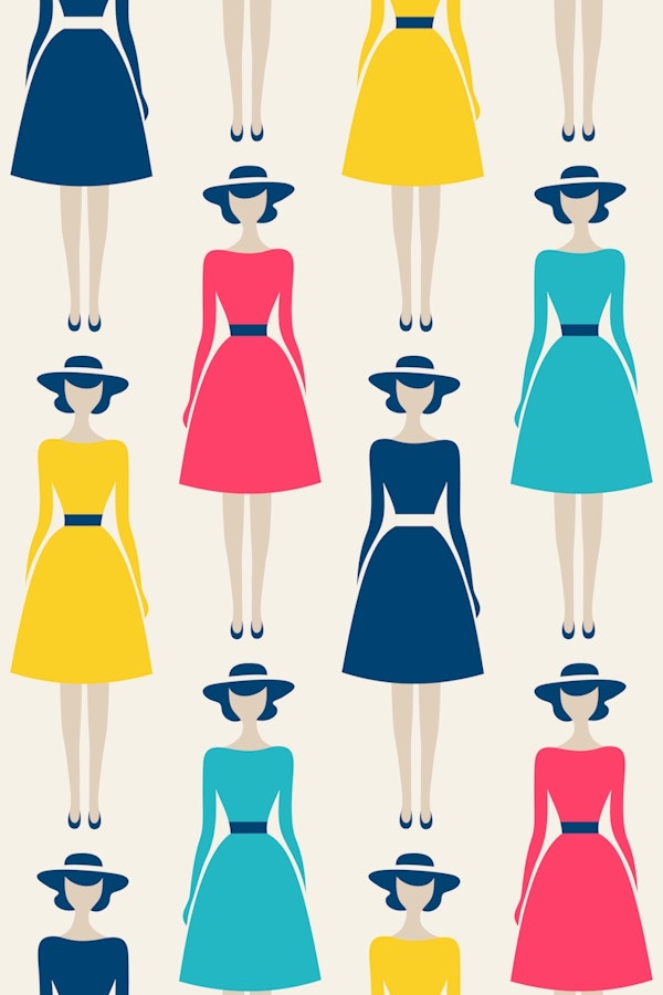 Chic Retro Fashion Ladies / 3260A